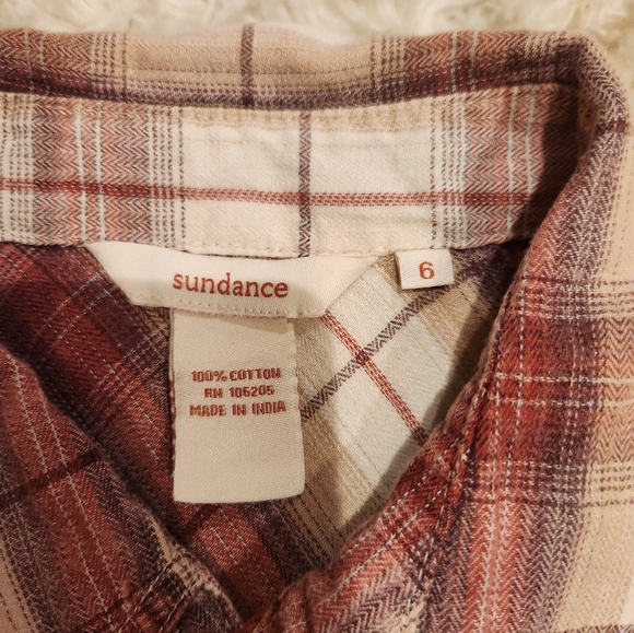 Sundance plaid blouse - Picture 9 of 13
